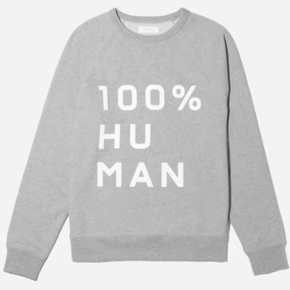 Everlane The 100% Human Typography Sweatshirt